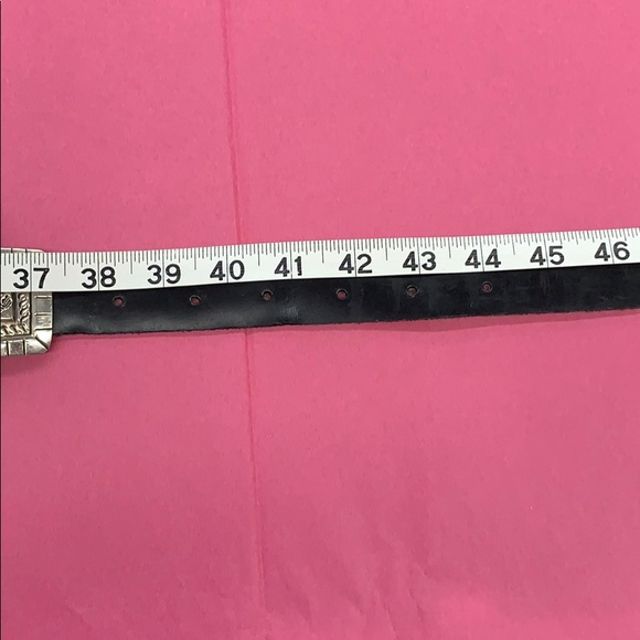 Leather and Silver belt - Picture 4 of 4